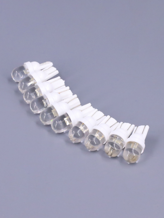 Лампа светодиодная T10 (W2.1x9.5d) 12V 5W 1 LED габаритов, повторителей белый 