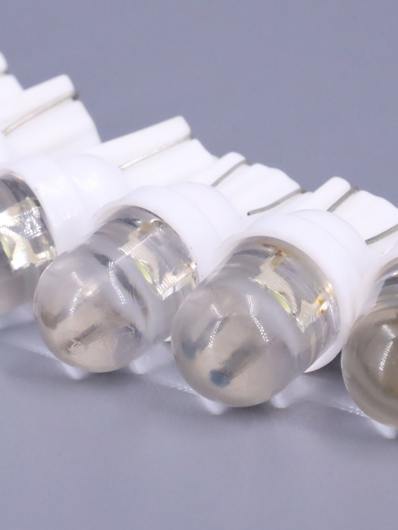 Лампа светодиодная T10 (W2.1x9.5d) 12V 5W 1 LED габаритов, повторителей белый 
