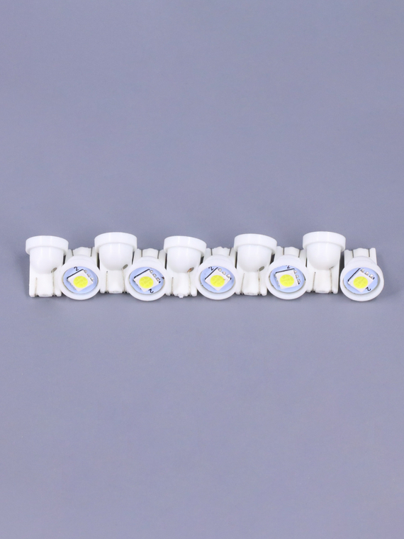 Лампа светодиодная T10 (W2.1x9.5d) 12V 5W 1SMD габаритов, повторителей белый 