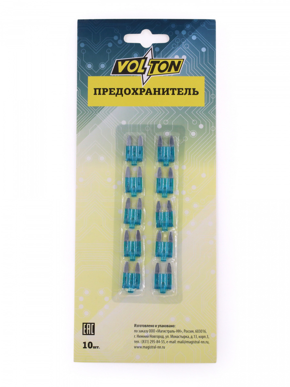 Предохранитель 15А MINI с  индикатором LED 