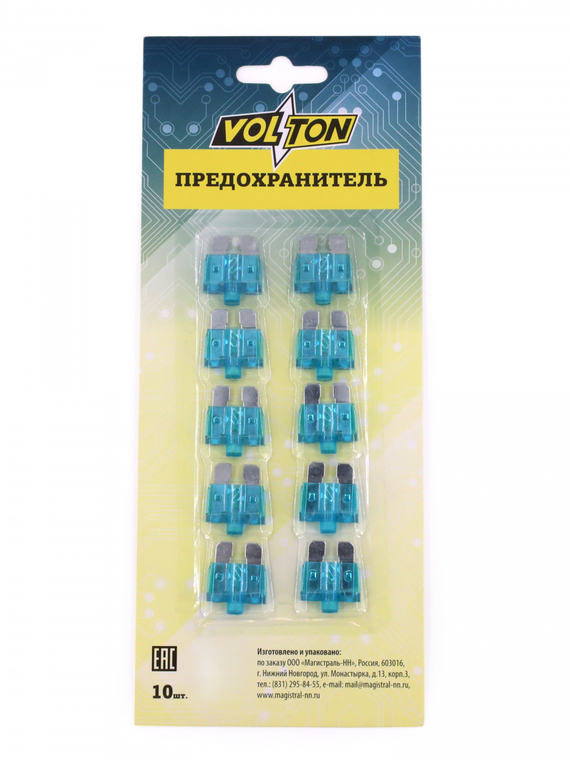 Предохранитель 15А NORMA с индикатором LED 