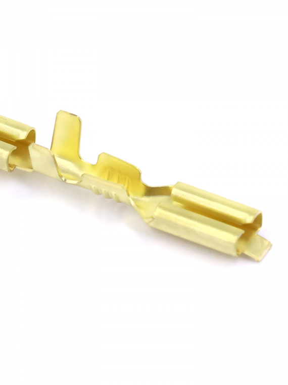 Контакт гнездовой серии 2.8 под сечение 0,5-1,0 мм (зазор 0,65мм) VOLTON (разъем мама)