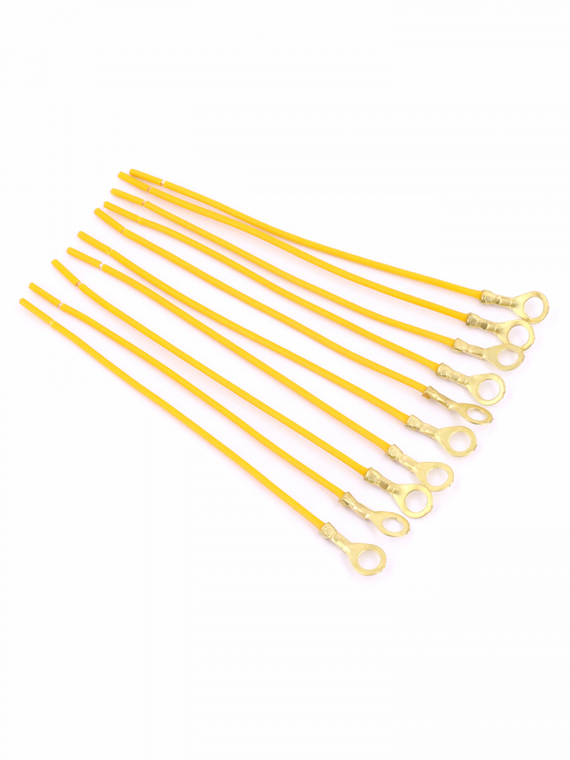 Контакт кольцевой Ø 5,5 мм, обжатый с проводом 1,0 кв. мм.(упак 10 шт.)