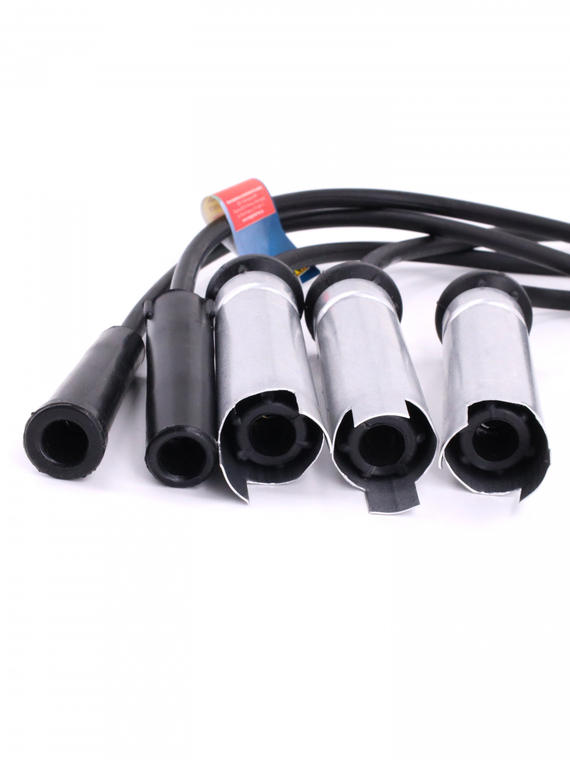 Провода ВВ кт. Daewoo Nexia (I поколение, до 2008г.) c двигателями 1,5л SOHC (8 кл., 1,5 л.. Тип G15MF), Espero (KLEJ 1,8-2,0 л., тип двигат: C18LE, C20LE) С ТЕРМИЧЕСКИМИ ЭКРАНАМИ 