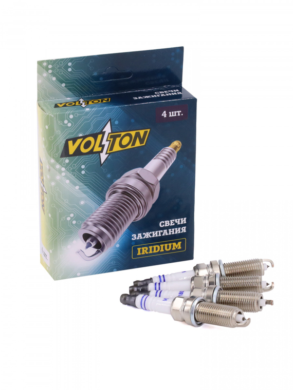 Свеча VOLTON IRIDIUM Toyota Auris (E150) 1.33, 1.6, 1.8, Avensis III (T270) 1.6, 1.8, 2.0, Corolla