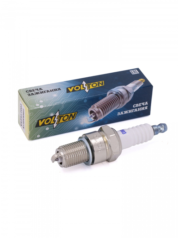 Свеча VOLTON ВАЗ-2101-2107, 2108, 2110 (с резист., и/з 0,7, медн. электр., БСЗ)
