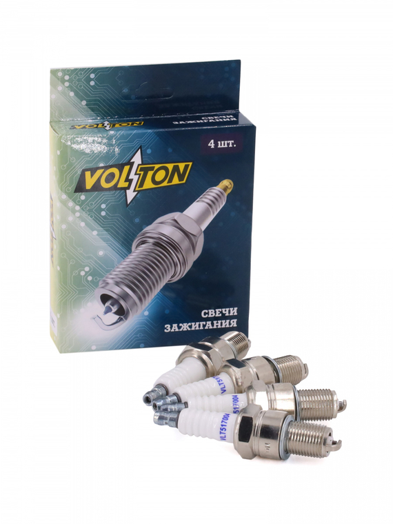 Свеча VOLTON ВАЗ-2101-2107, 2121 (без резист., и/з 0,5, КСЗ)