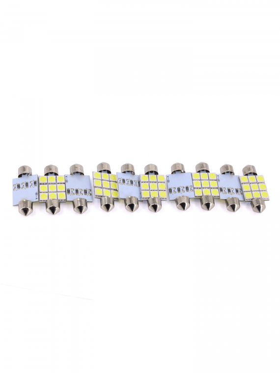 Лампа светодиодная Т11 (S8.5) 12V 9 SMD 36 mm (5050) 