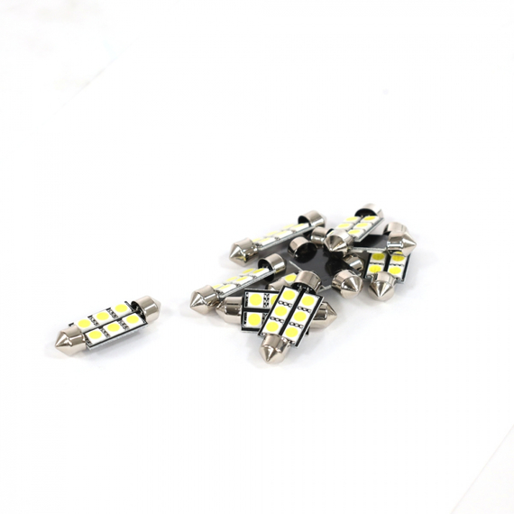 Лампа светодиодная Т11 (S8.5) 12V 6 SMD 36 mm (5050) 