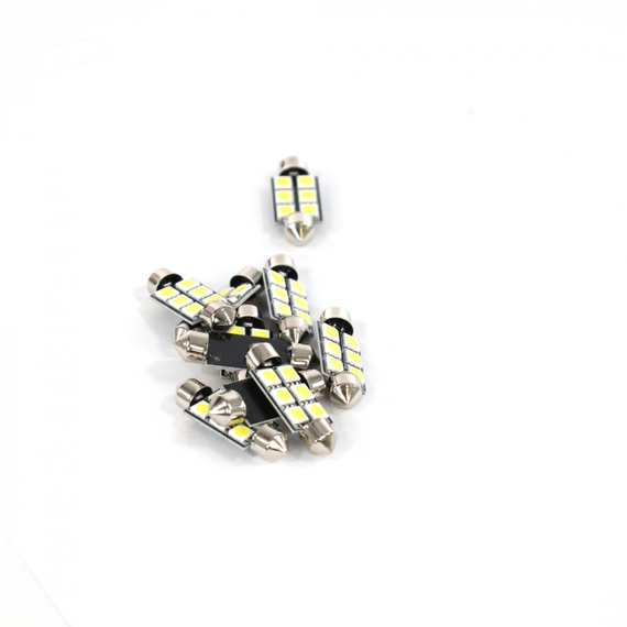 Лампа светодиодная Т11 (S8.5) 12V 6 SMD 36 mm (5050) 