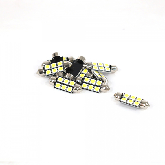 Лампа светодиодная Т11 (S8.5) 12V 6 SMD 36 mm (5050) 