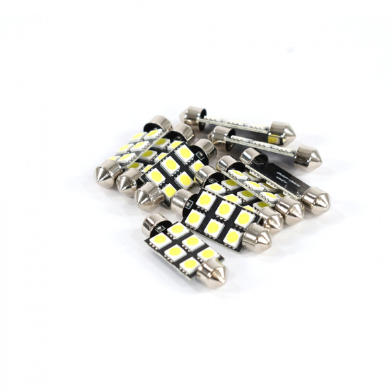 Лампа светодиодная Т11 (S8.5) 12V 6 SMD 41 mm (5050) 