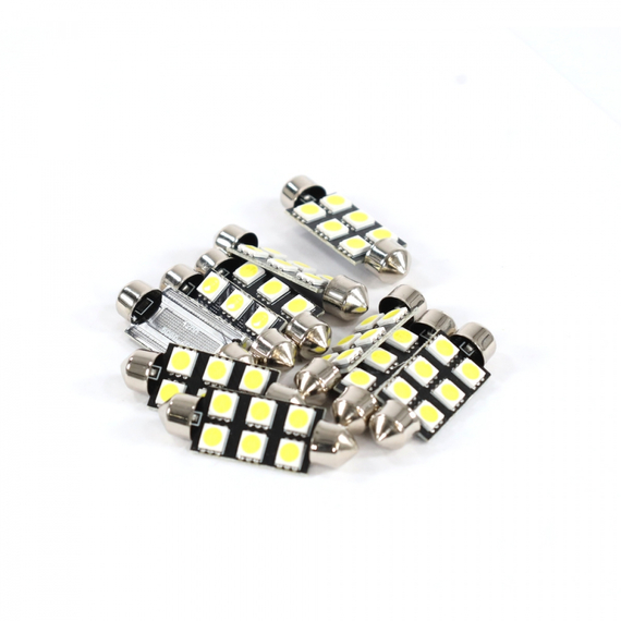 Лампа светодиодная Т11 (S8.5) 12V 6 SMD 41 mm (5050) 