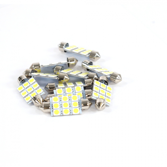 Лампа светодиодная Т11 (S8.5) 12V 9 SMD 41 mm (5050) 