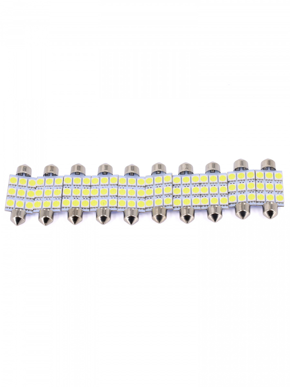 Лампа светодиодная Т11 (S8.5) 12V 9 SMD 41 mm (5050) 