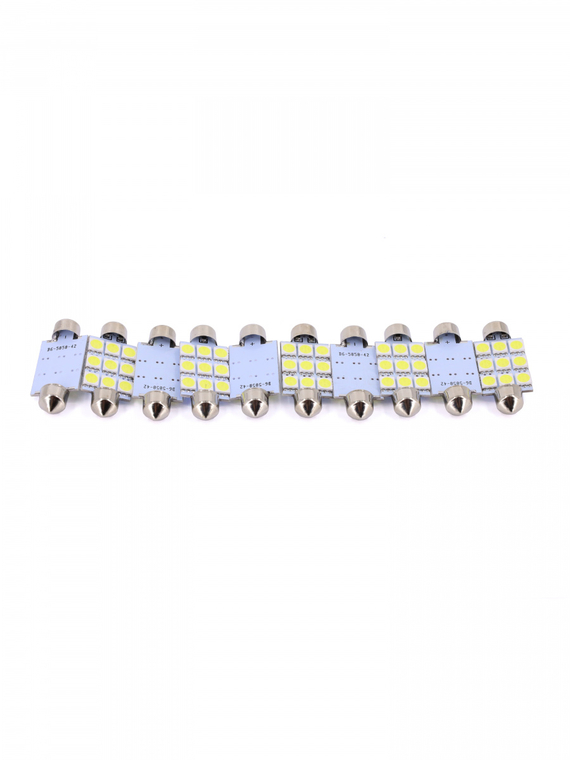 Лампа светодиодная Т11 (S8.5) 12V 9 SMD 41 mm (5050) 