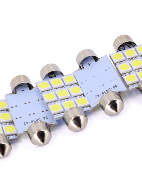 Лампа светодиодная Т11 (S8.5) 12V 9 SMD 41 mm (5050) 