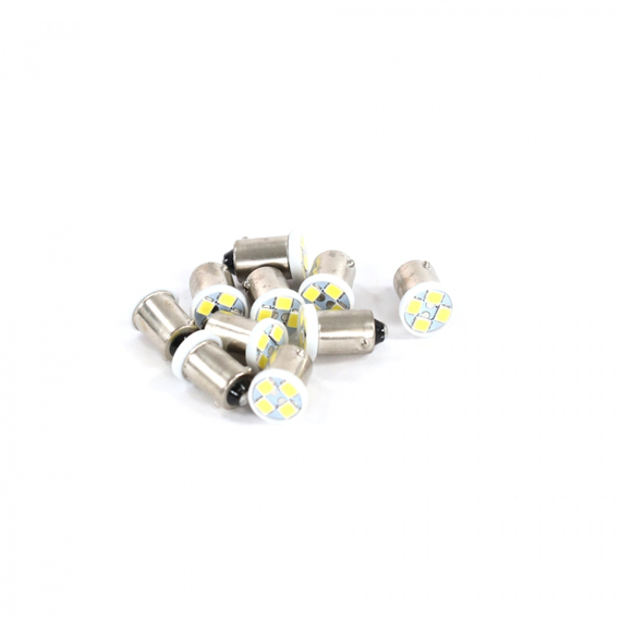 Лампа светодиодная Т8 (BA9S)  12V 10W 4SMD  