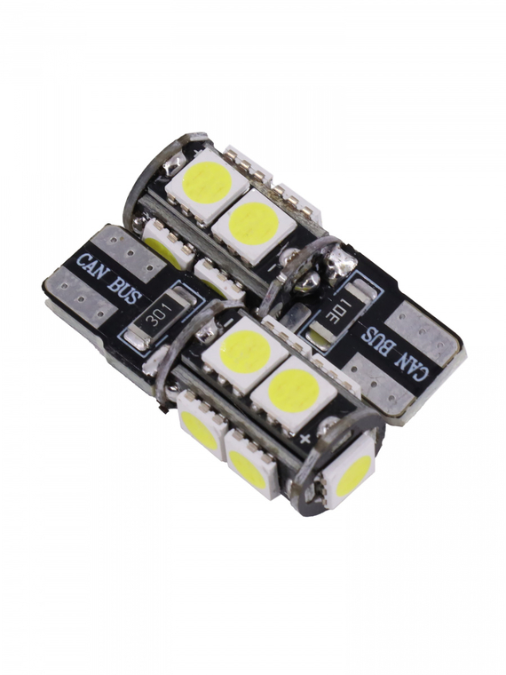 Лампа светодиодная T10 C011 (W2.1x9.5D) CANBUS 12V 9 SMD 5050 блис. 2 шт. 