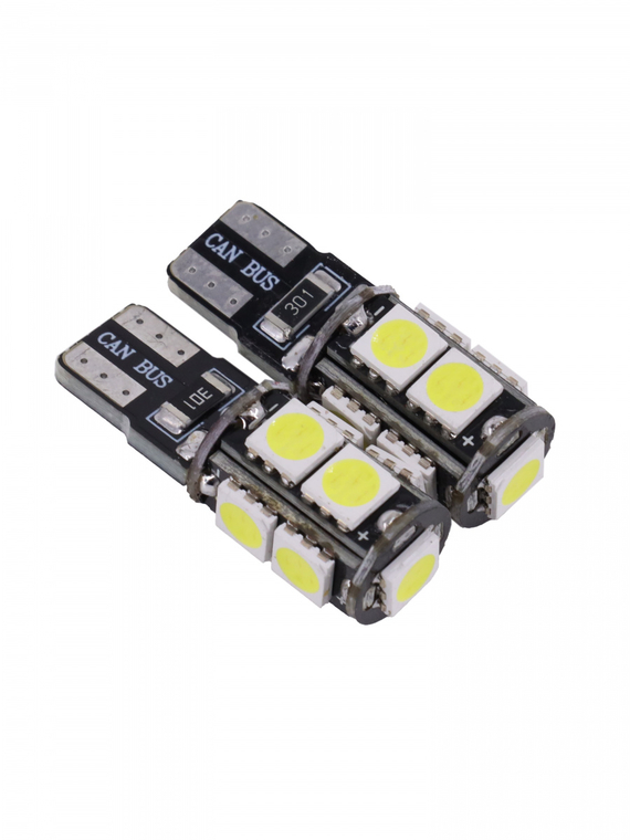 Лампа светодиодная T10 C011 (W2.1x9.5D) CANBUS 12V 9 SMD 5050 блис. 2 шт. 