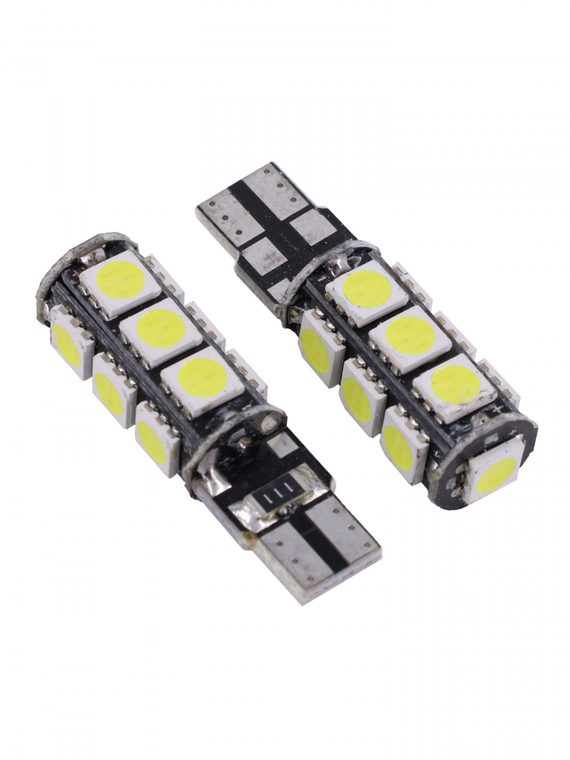 Лампа светодиодная T10 C011 (W2.1x9.5D) CANBUS 12V 13 SMD 5050 блис. 2 шт. 