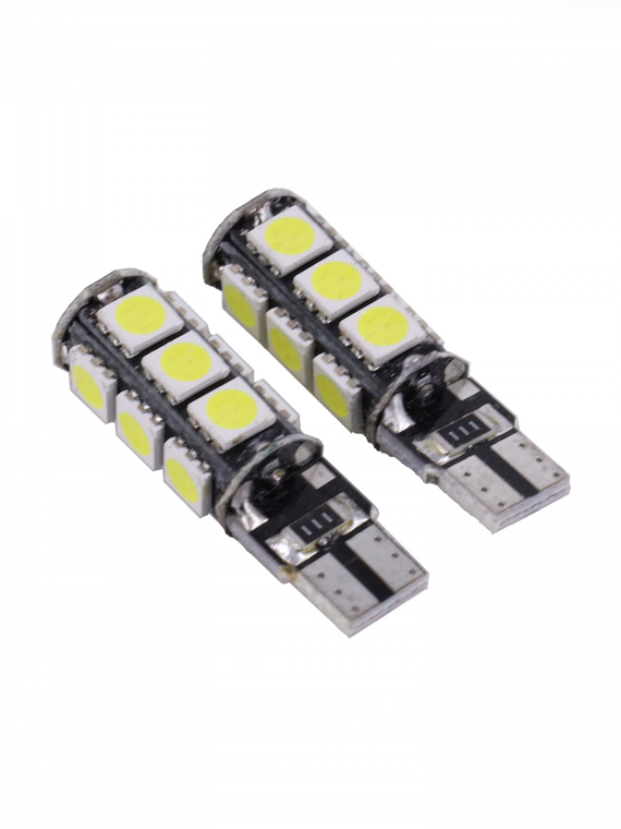 Лампа светодиодная T10 C011 (W2.1x9.5D) CANBUS 12V 13 SMD 5050 блис. 2 шт. 