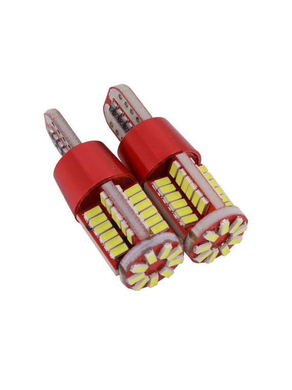 Лампа светодиодная T10 (w5w) (W2,1x9,5d) CANBUS 12V  57 SMD 3014   блис. 2 шт. 