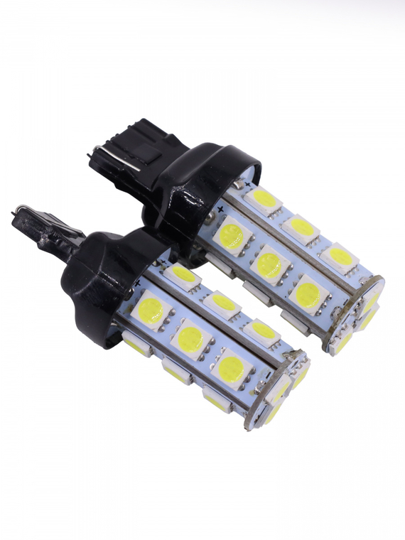 Лампа светодиодная T20 ( T050B) (W3*16D) 12V  18SMD 5050, 1 контакт блис. 2 шт. 