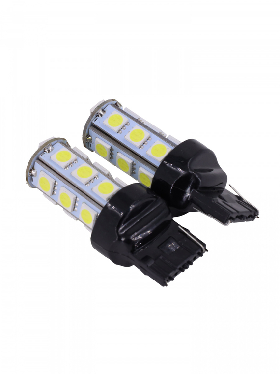 Лампа светодиодная T20 ( T050B) (W3*16D) 12V  18SMD 5050, 1 контакт блис. 2 шт. 