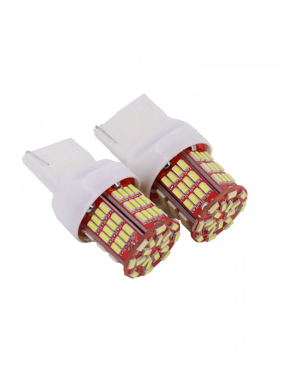 Лампа светодиодная T20 (W3*16q) 12V  78 SMD 3014, 1 контакт блис. 2 шт. 