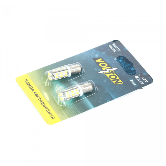 Лампа светодиодная Т8 (BA9S) 12V 30SMD 3014 9-30V  блис. 2 шт. 