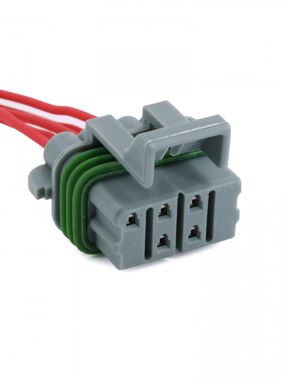 Разъем к жгуту форсунок ВАЗ, Chevrolet Niva, 5 конт.гнездовой с проводом,