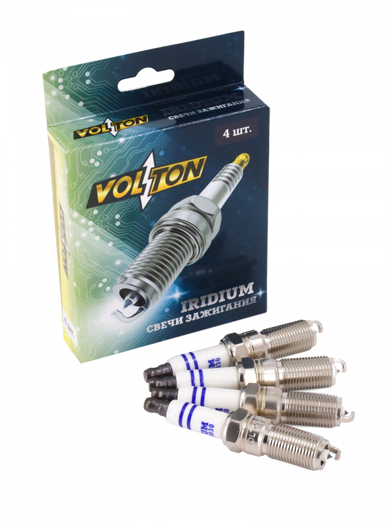 Свеча VOLTON IRIDIUM  Alfa Romeo, Chevrolet,  Daewoo, Chrysler, Fiat, Ford, Mazda, Opel, Volvo