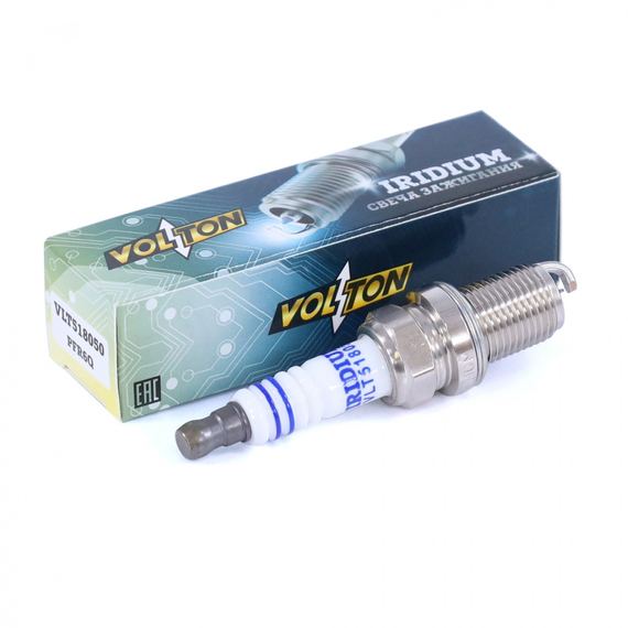 Свеча VOLTON IRIDIUM  A3 (8L1) 1.8T / A4 (B5)(B6)(B7) 1.8T, Golf IV 1.8T / Passat (00-05) 2.0, 1.8T