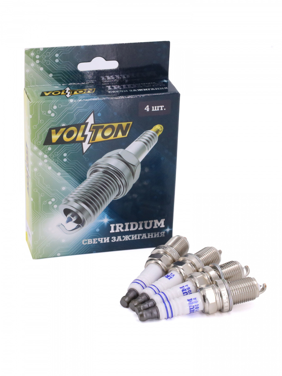 Свеча VOLTON IRIDIUM Toyota Avensis (T250) 2.0, Camry (XV30) 2.0, 2.4, 3.0, Camry (XV40) 2.4