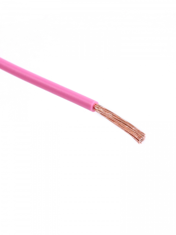 Провод ПВАМ 0,75 кв.мм, 5м (розовый)