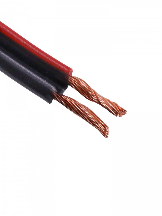 Кабель акустический ШВПМ 2х1,5 мм², красно-черн. медный 3 метра VOLTON