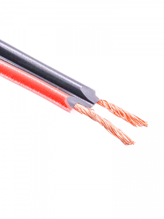 Кабель акустический ШВПМ 2х1,0 мм², красно-черн. медный 3 метра