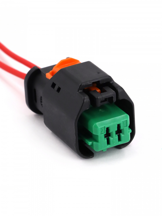 Разъем 18011755 2 контакта к кнопке открытия багажника для Lada (ВАЗ), к датчику контроля давления с проводом,VOLTON