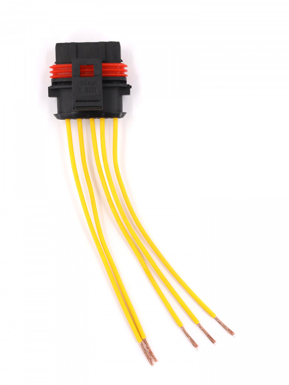 Разъем датчика массового расхода воздуха ВАЗ-2113-15, 2110-12 с проводом,VOLTON