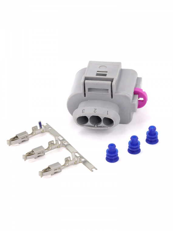 Разъем 1J0973723G 3-х контактный повторителя поворота, датчика распредвала VAG,VOLTON