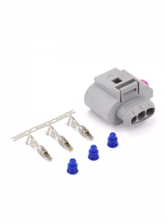 Разъем 1J0973723G 3-х контактный повторителя поворота, датчика распредвала VAG,VOLTON