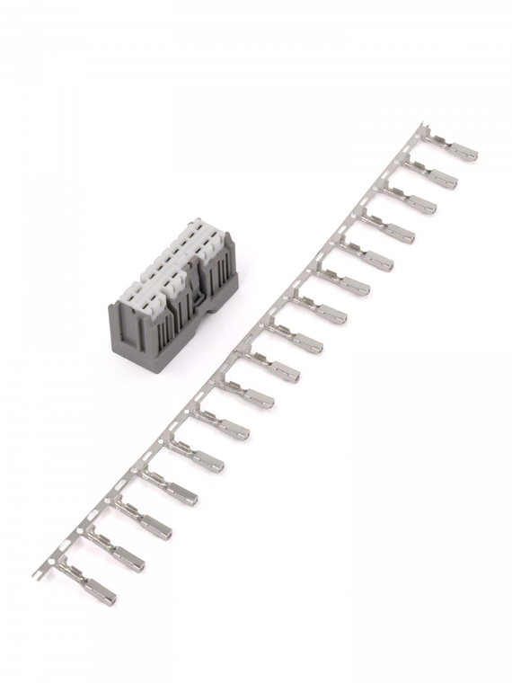 Разъем 6098-6958 16-ти конт, к подрул. переключ. света для а/м Lada (ВАЗ) Vesta,VOLTON