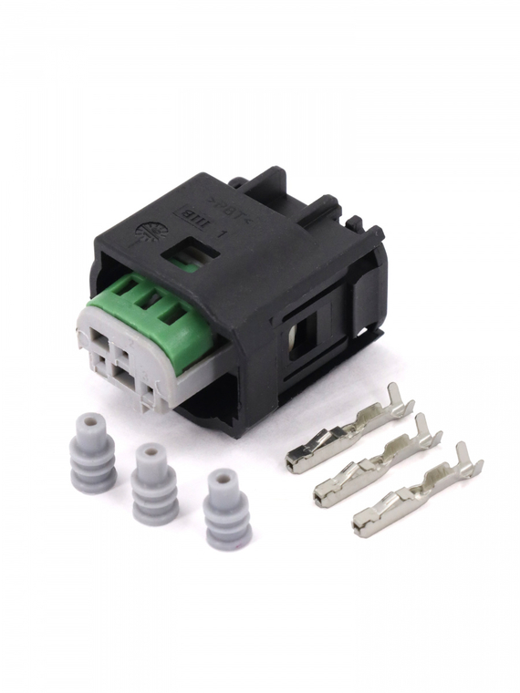 Разъем 1J0972483 3 контакта датчика качества воздуха для Seat, Skoda, Volkswagen,VOLTON