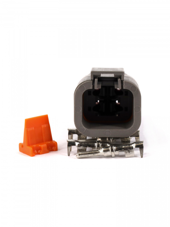 Разъем Deutsch DTP04-4P 4 контакта под сечение провода 0.5-0.8 мм² для ГАЗ, КАМАЗ, МАЗ, УРАЛ,VOLTON