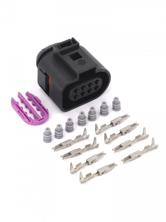 Разъем 1J0973714 8-ми контактный КПП, двери VAG,VOLTON