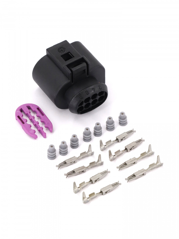 Разъем 1J0973714 8-ми контактный КПП, двери VAG,VOLTON