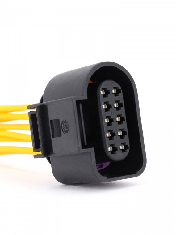 Разъем 1J0973715 10 контактов замка двери для Audi, Skoda с проводом,VOLTON