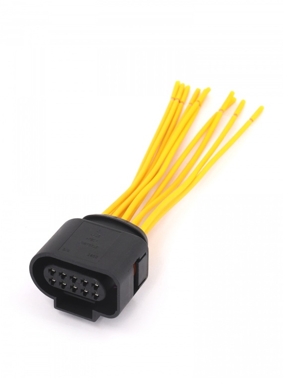 Разъем 1J0973715 10 контактов замка двери для Audi, Skoda с проводом,VOLTON