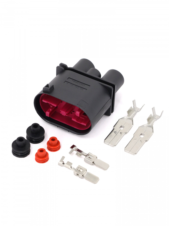 Разъем 1J0906444 4 контакта вентилятора охлаждения двигателя для Audi, Seat, Skoda, Volkswagen,VOLTON